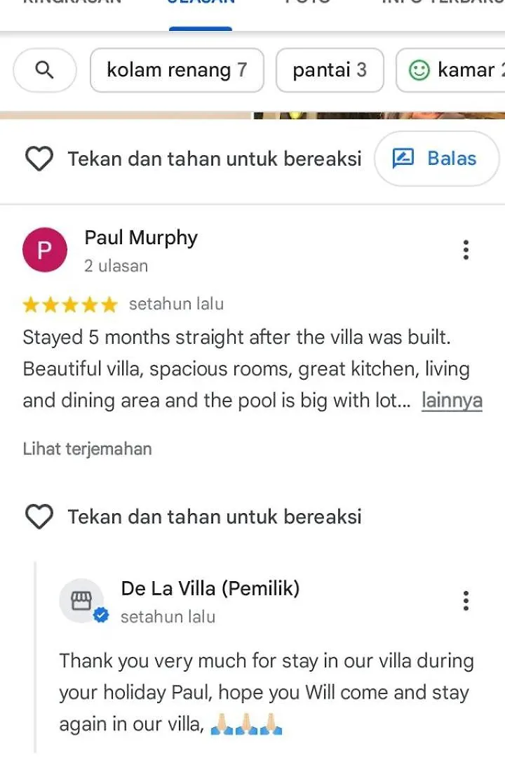 De La Villa تْشانغو إندونيسيا
